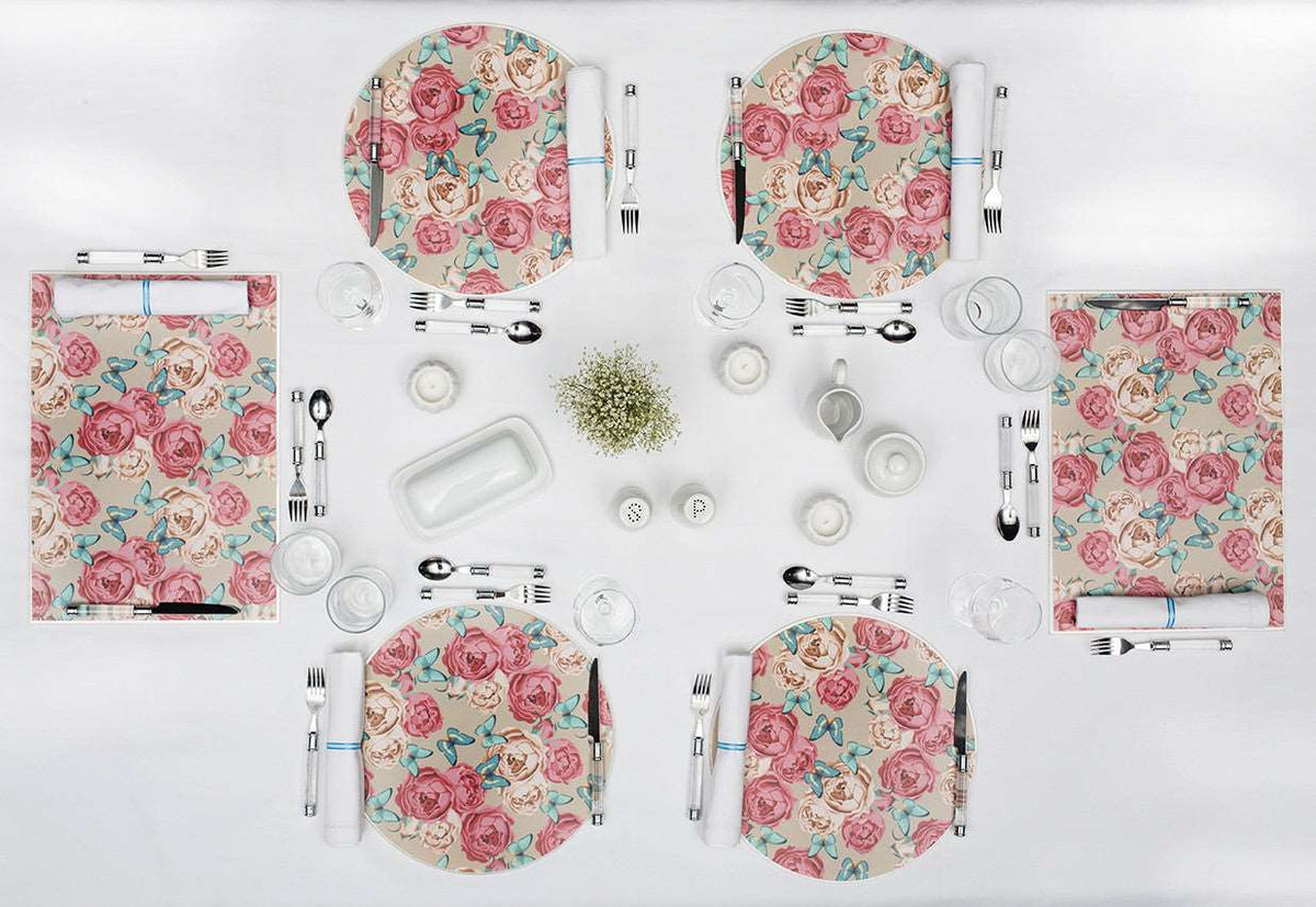 Rectangle Dailies® | Butterflies & Peonies (2-Pack) - TingeDaily