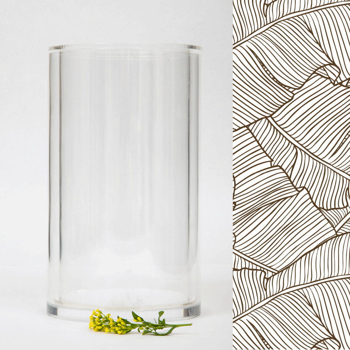 The Vase + Warm Palm Dailie Insert - TingeDaily