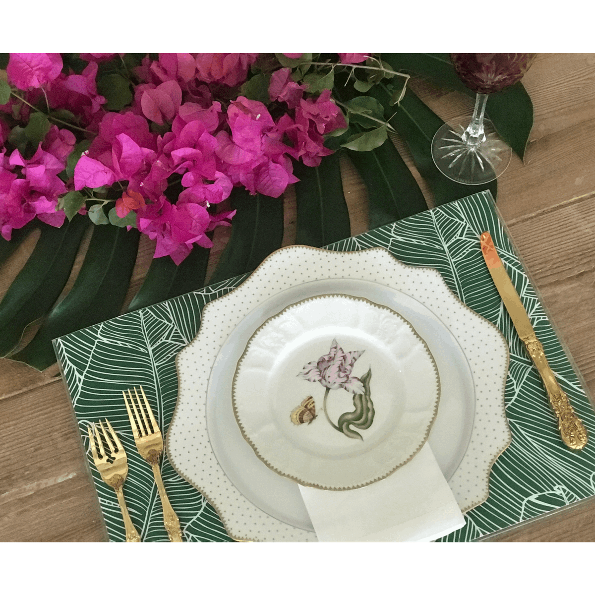 Rectangle Dailies® | Green Palm Fronds (2-Pack) - TingeDaily