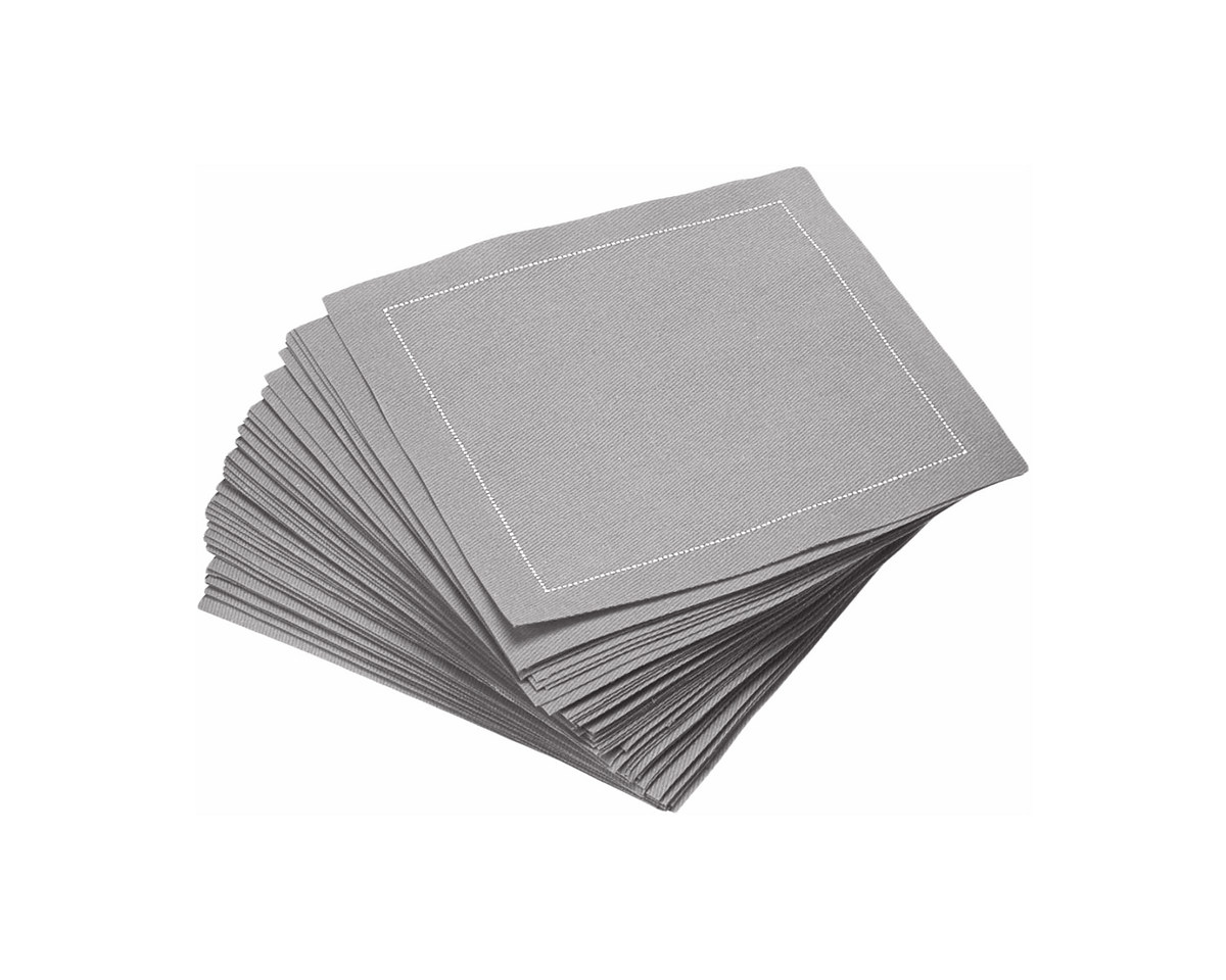 Cocktail Napkins | Light Grey