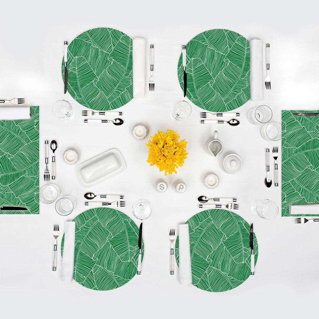 Rectangle Dailies® | Green Palm Fronds (2-Pack) - TingeDaily