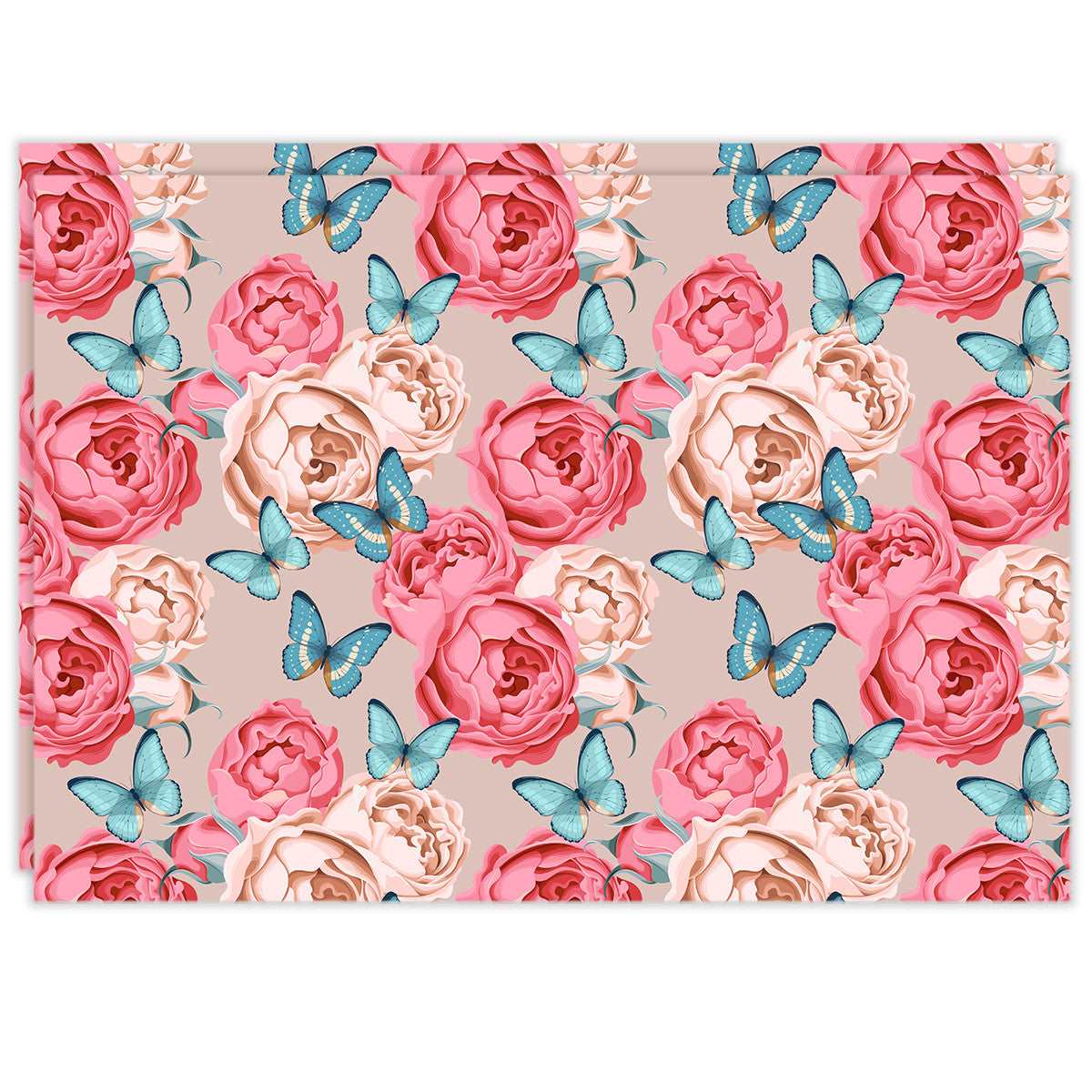 Rectangle Dailies® | Butterflies & Peonies (2-Pack) - TingeDaily