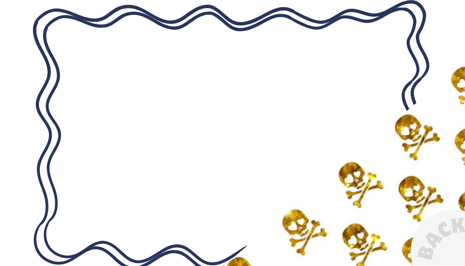 Place Cards | Golden Skulls