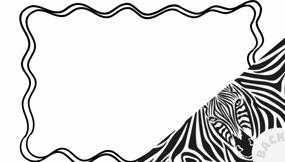 Place Cards | Zebra