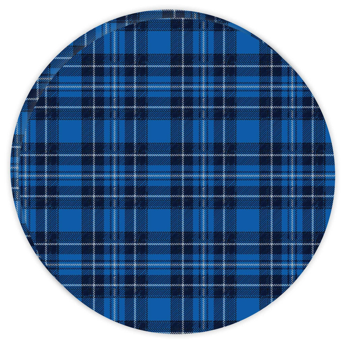 Round Dailies® | Blue Tartan (2-Pack) - TingeDaily