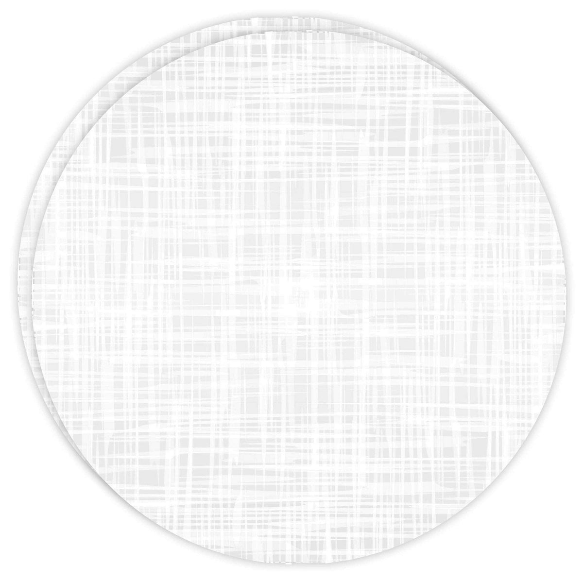 Round Dailies® | White Crosshatch (2-Pack) - TingeDaily