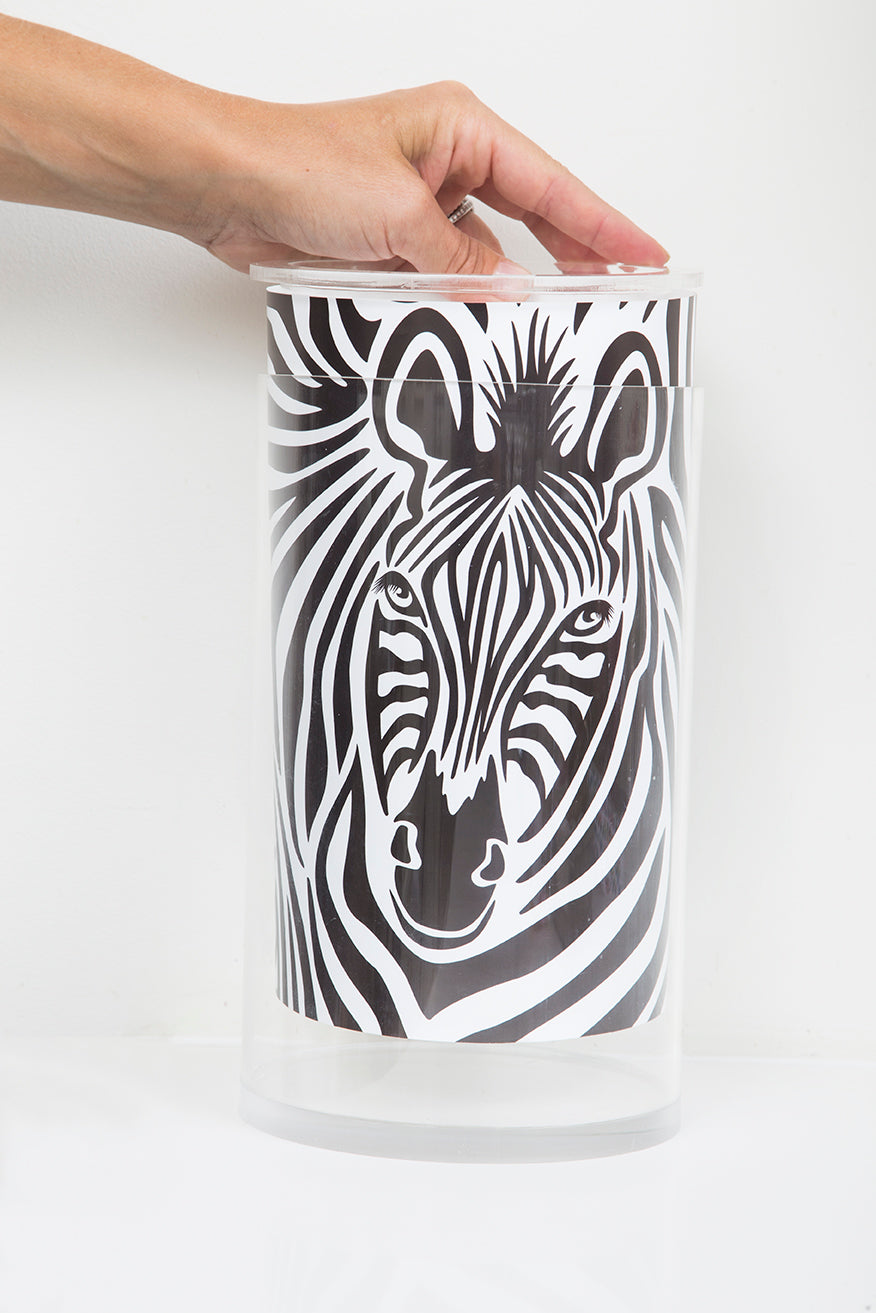 Vase Dailie Insert | Zebra - TingeDaily
