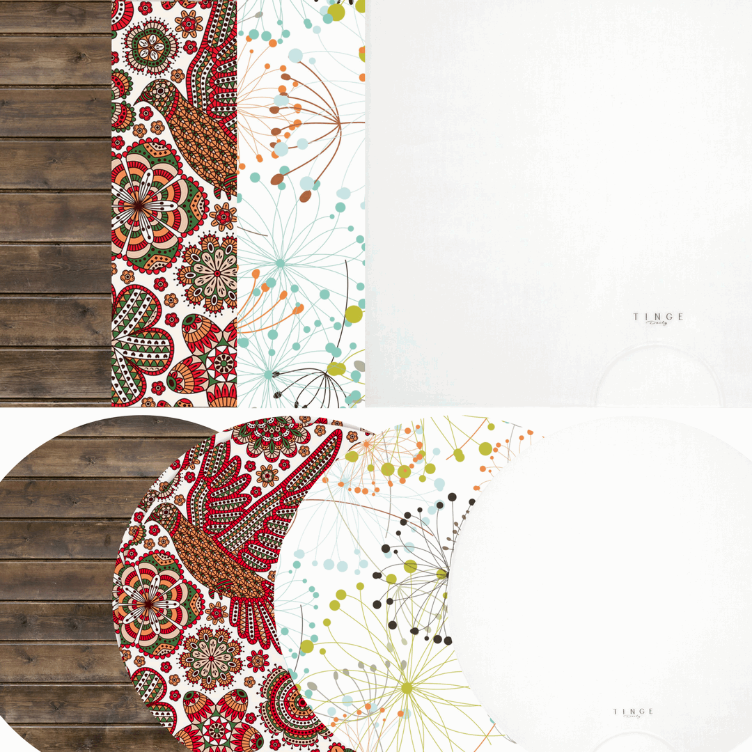 Spice Market Package | 6 Placemats + 18 Dailies® in 3 Prints - TingeDaily