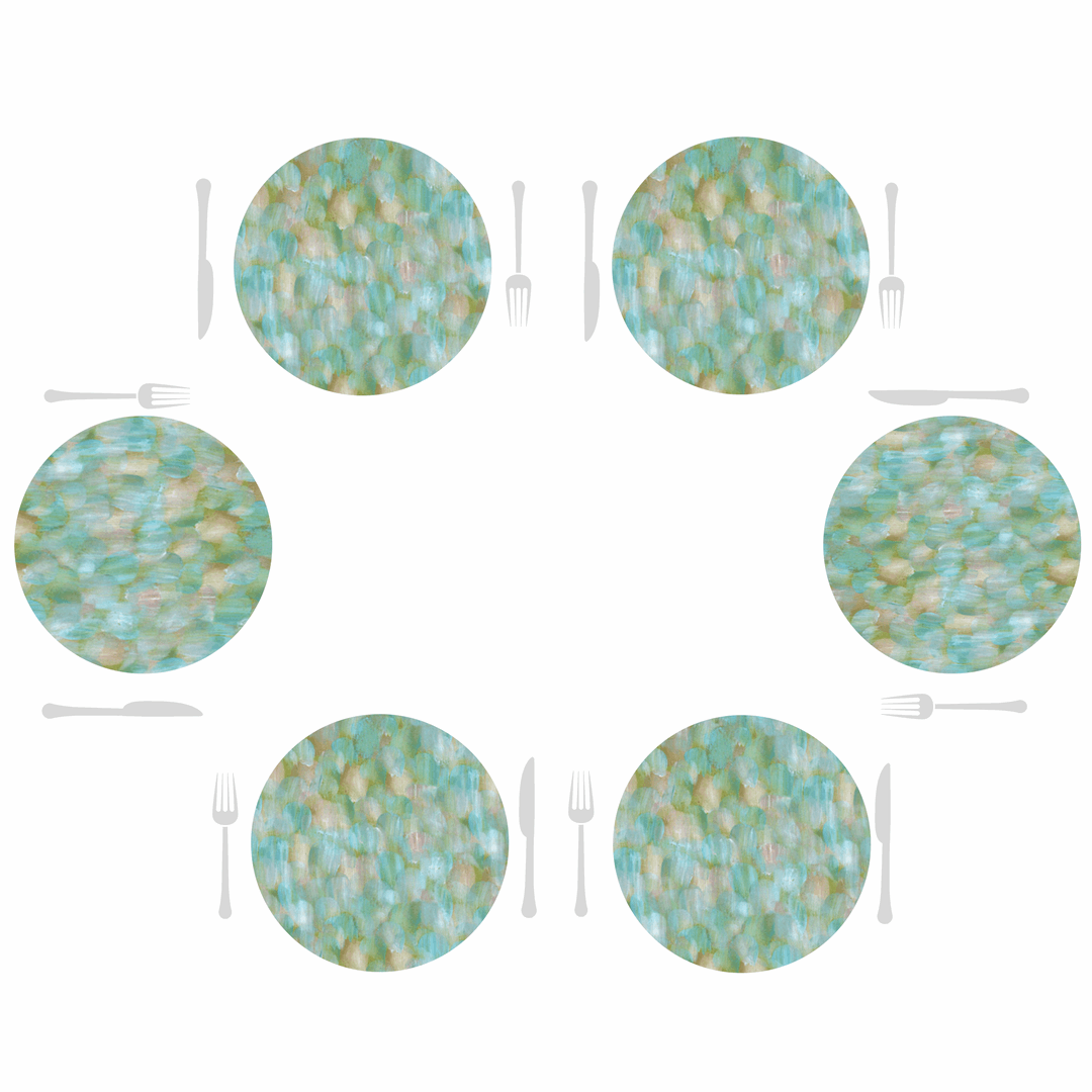 Round Dailies® | Turquoise Strokes (2-Pack) - TingeDaily