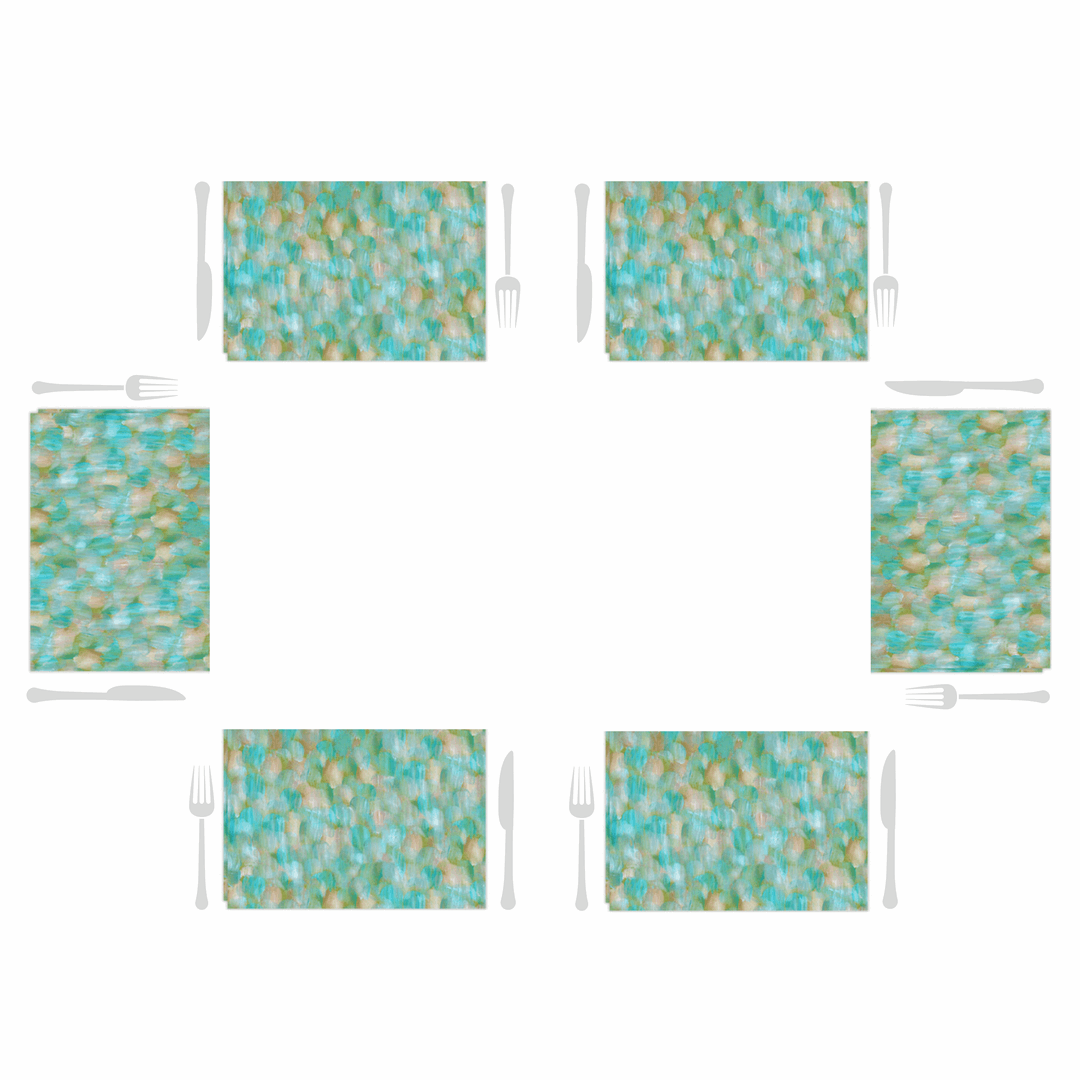 Rectangle Dailies® | Turquoise Strokes (2-Pack) - TingeDaily