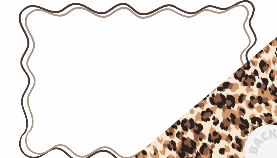Place Cards | Cheetah