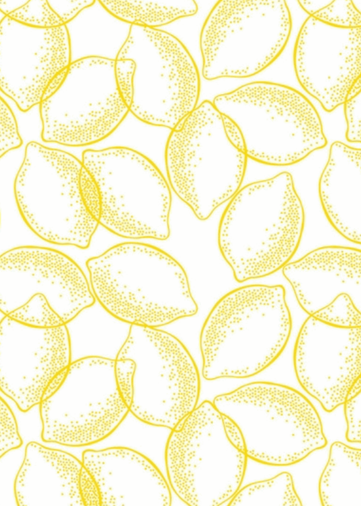 Menu Card | Yellow Lemons