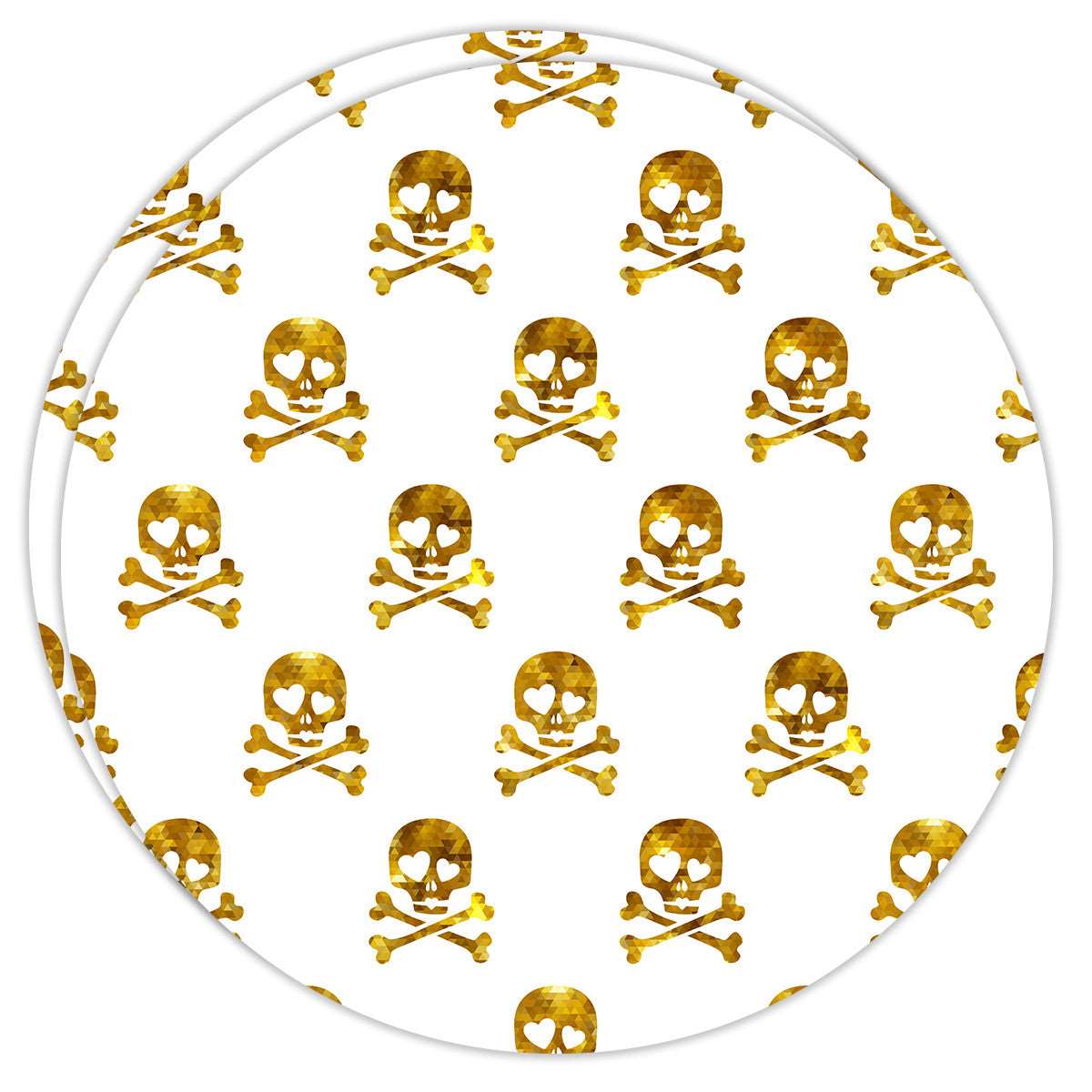 Round Dailies® | Golden Skull (2-Pack) - TingeDaily