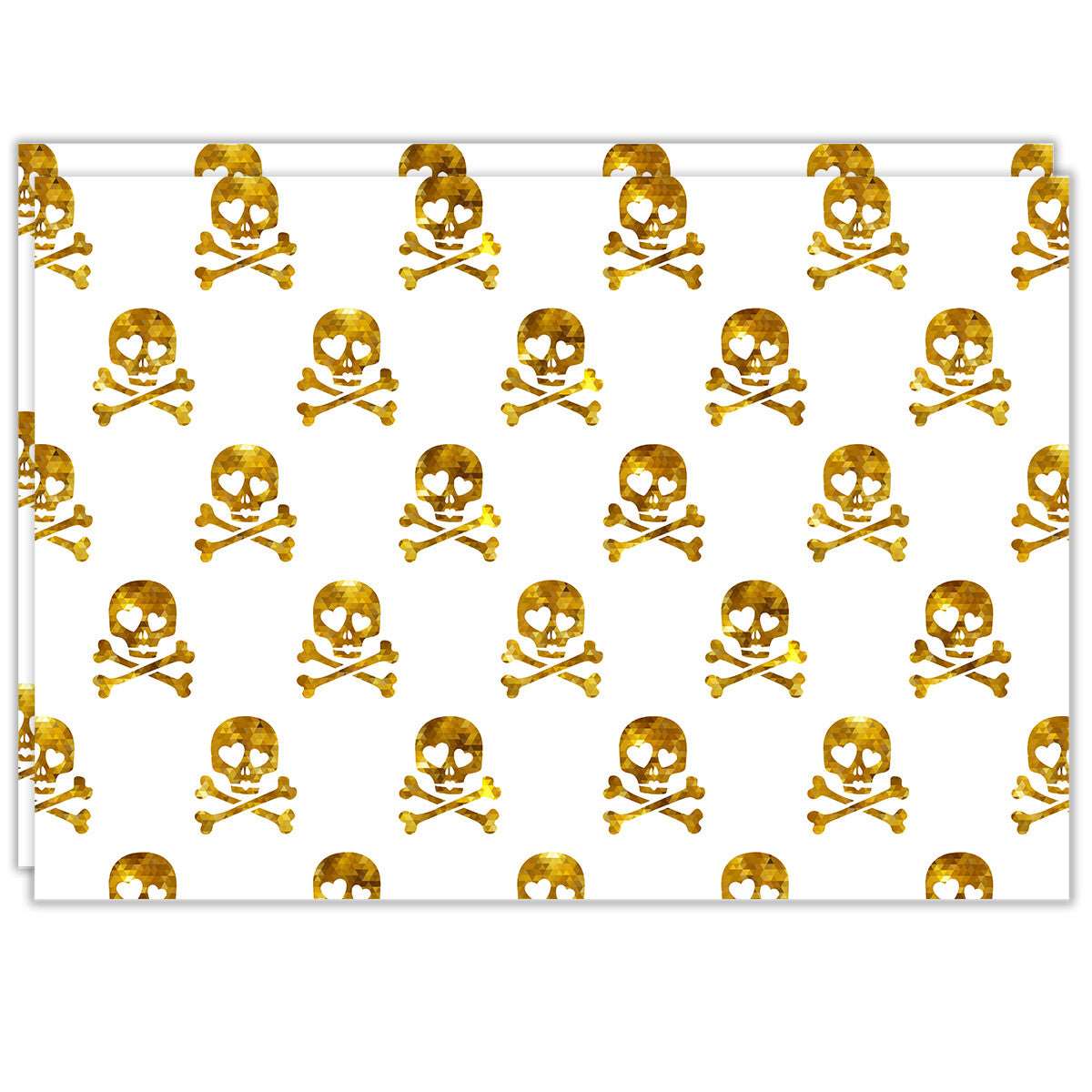 Rectangle Dailies® | Golden Skull (2-Pack) - TingeDaily