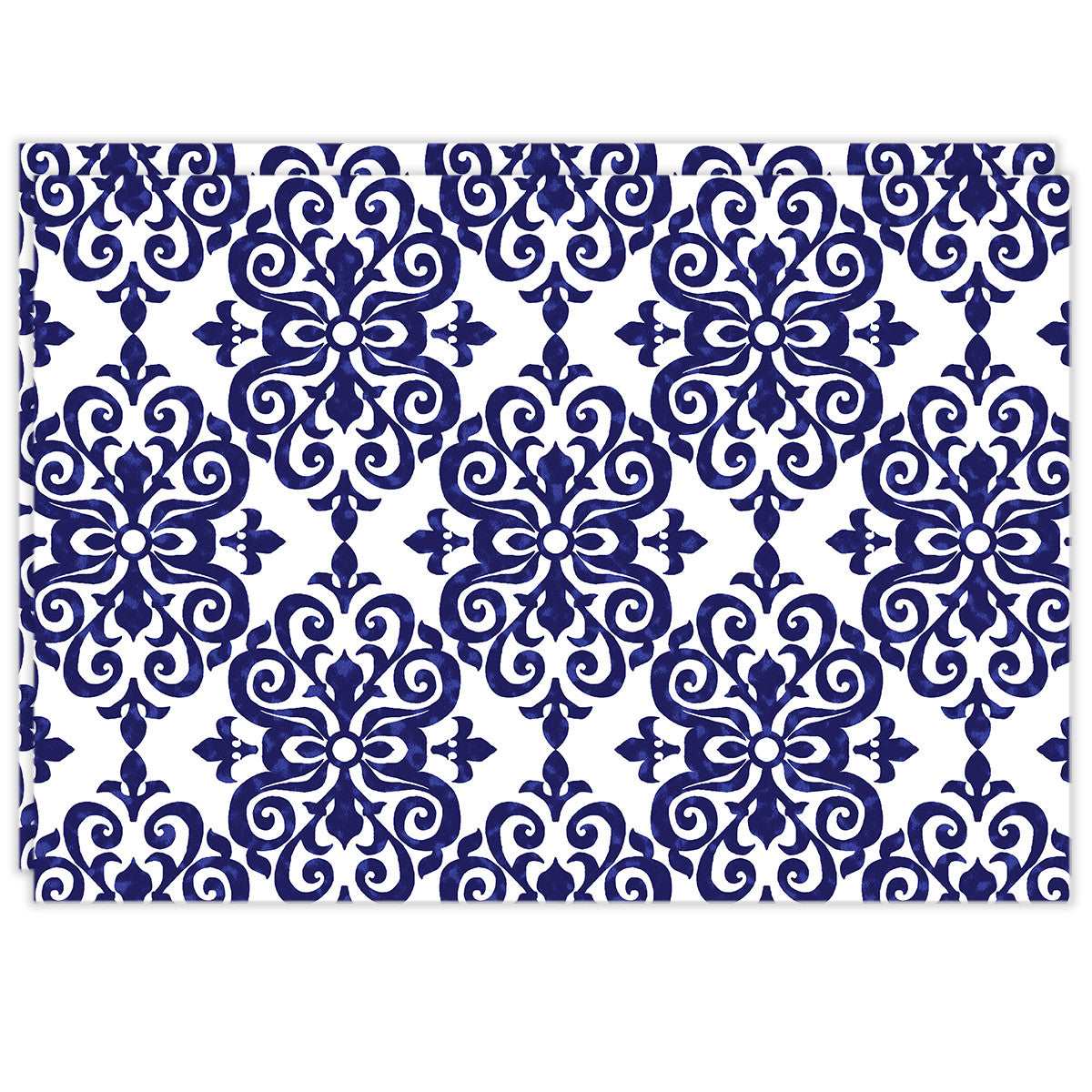Rectangle Dailies® | Navy Damask (2-Pack) - TingeDaily
