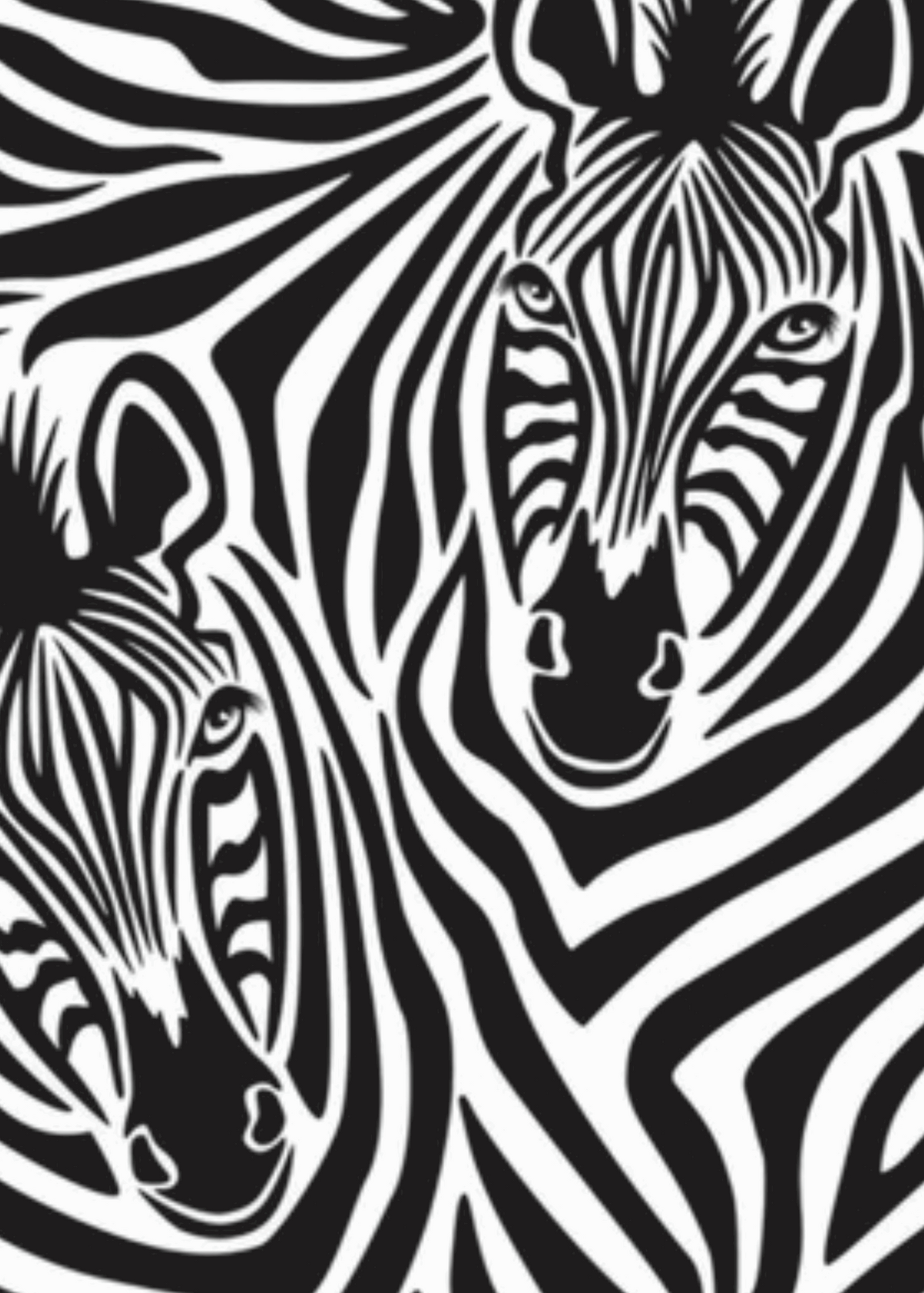 Menu Card | Pink Zebra